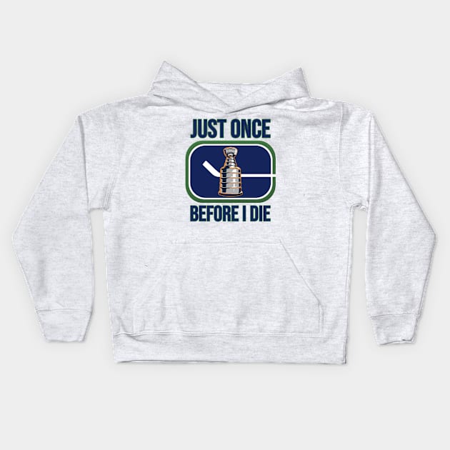 Just once, please.. Kids Hoodie by INLE Designs